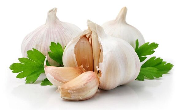 garlic for the treatment of spinal osteochondrosis