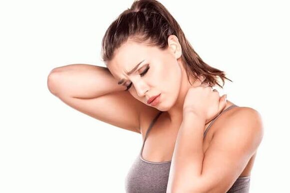 neck pain with spinal osteochondrosis